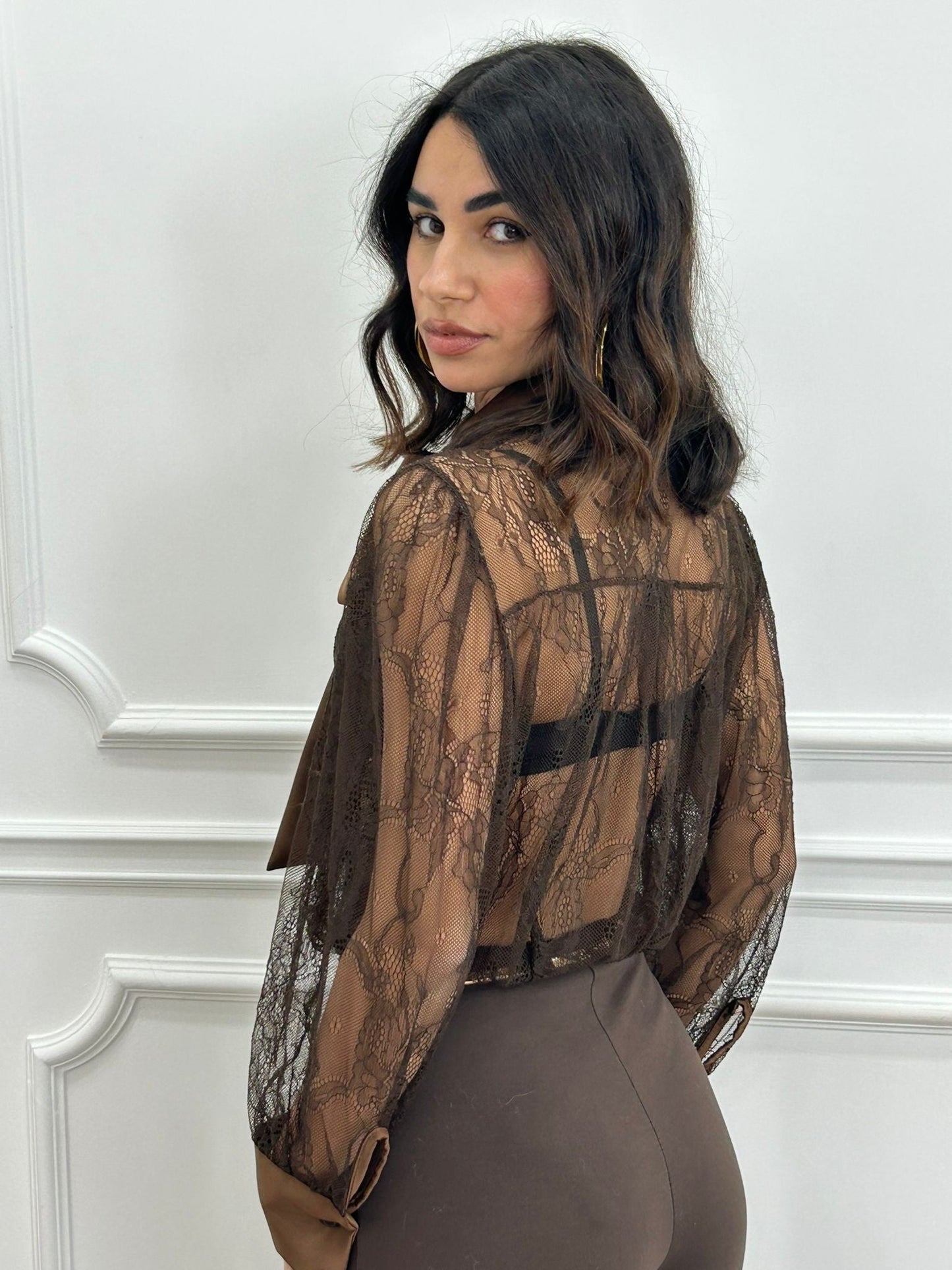 CAMICIA ROMANTIC LACE NEW AI26